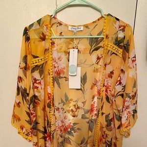 Yellow Kimono/Wrap